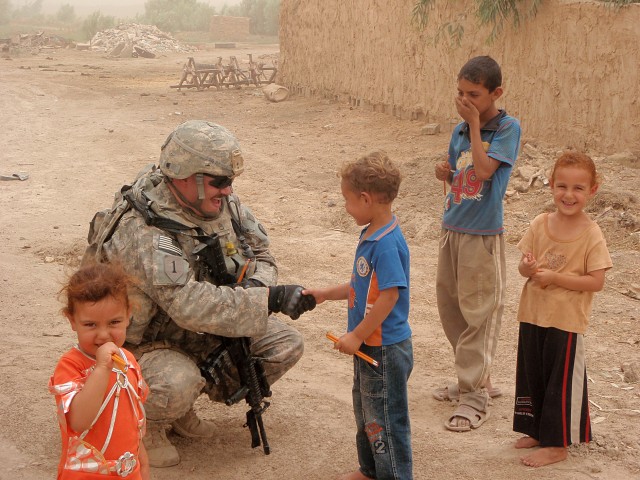 Making smiles in Iraq