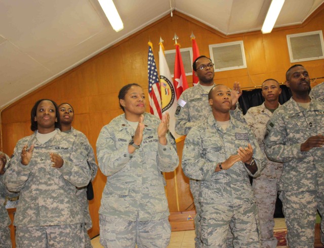 Singing the National Anthem