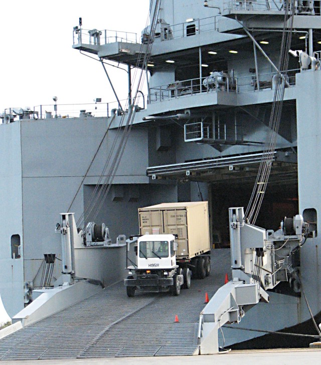 Pomeroy unloads cargo in Charleston