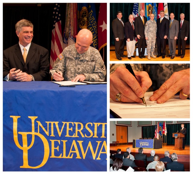 University of Delaware, RDECOM formalize partnership