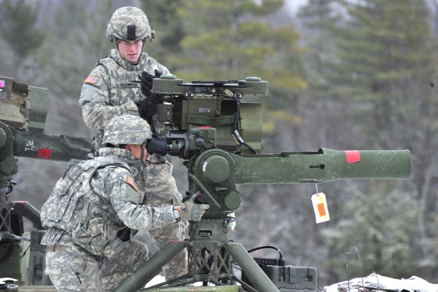 1st BCT Soldiers fire TOW missiles 