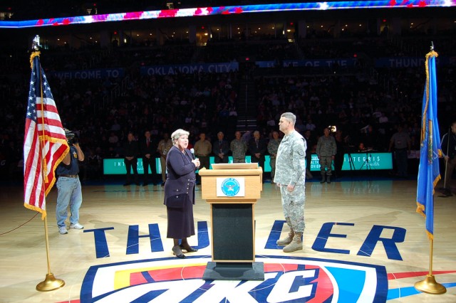 Oklahoma City Thunder Military Appreciation Night