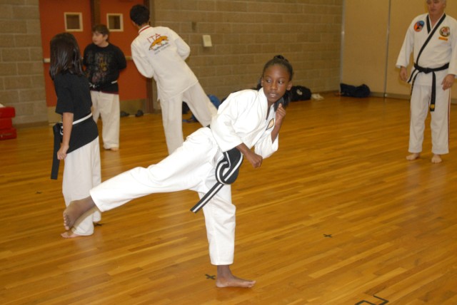 Mastering the \&#039;art of hand and foot&#039;:  SKIESUnlimited students learn tae kwon do