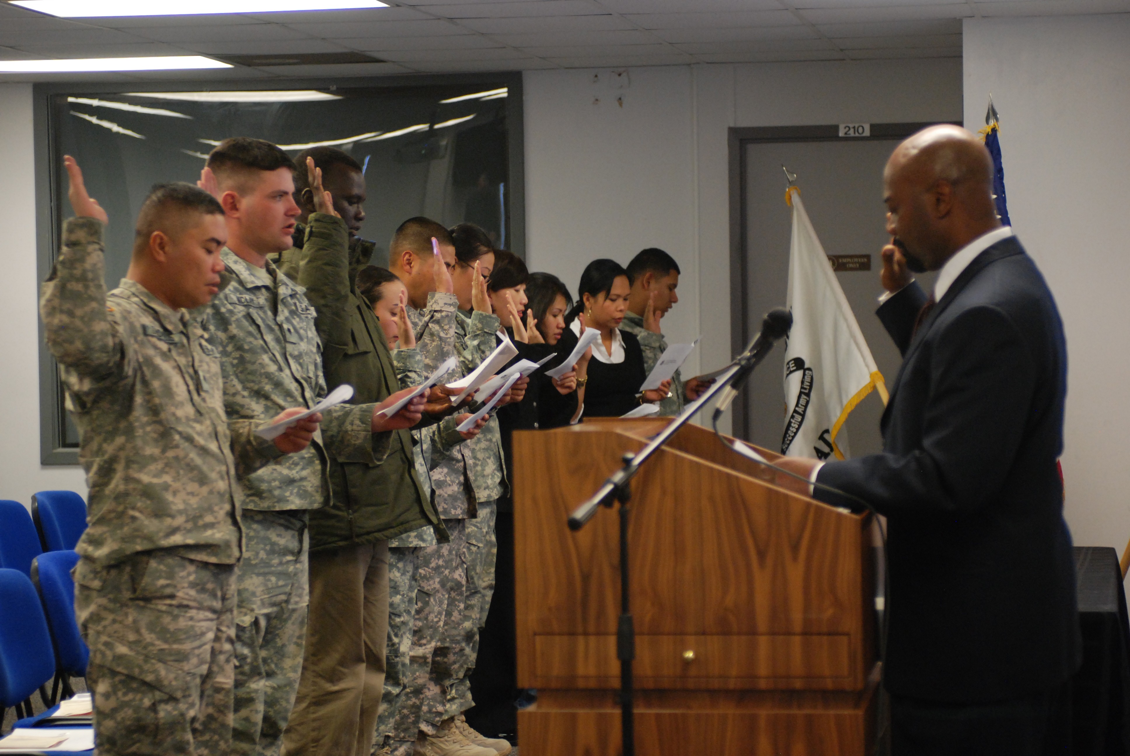 New Year Brings New American Citizens To Fort Carson Soldiers, Family 