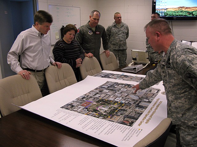 Guard briefs governor on winter-storm operations