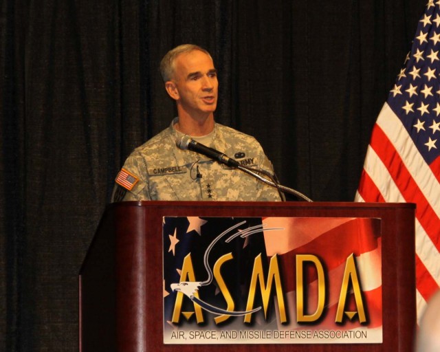 USASMDC/ARSTRAT commander commends air, space and missile defense community during keynote speech