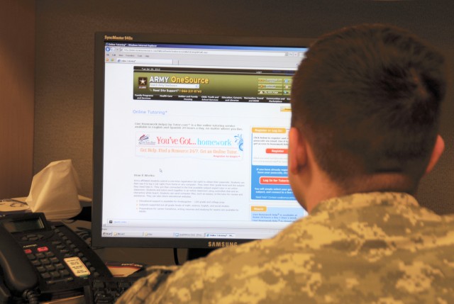 Child, Youth and School Services offers free online tutoring, resources