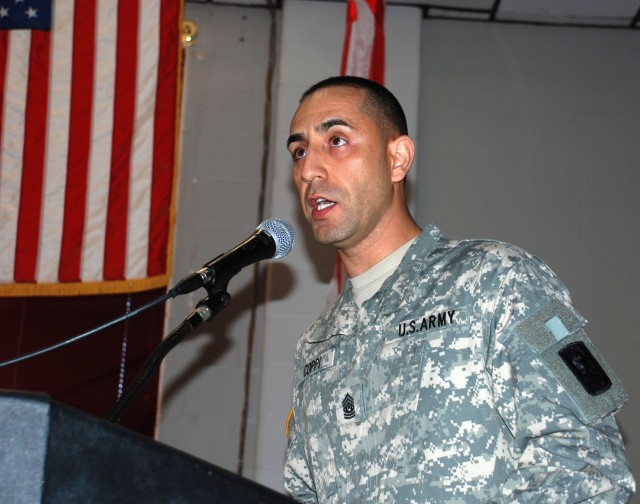 Ceremony inducts Soldiers into NCO corps