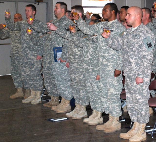 Ceremony inducts Soldiers into NCO corps