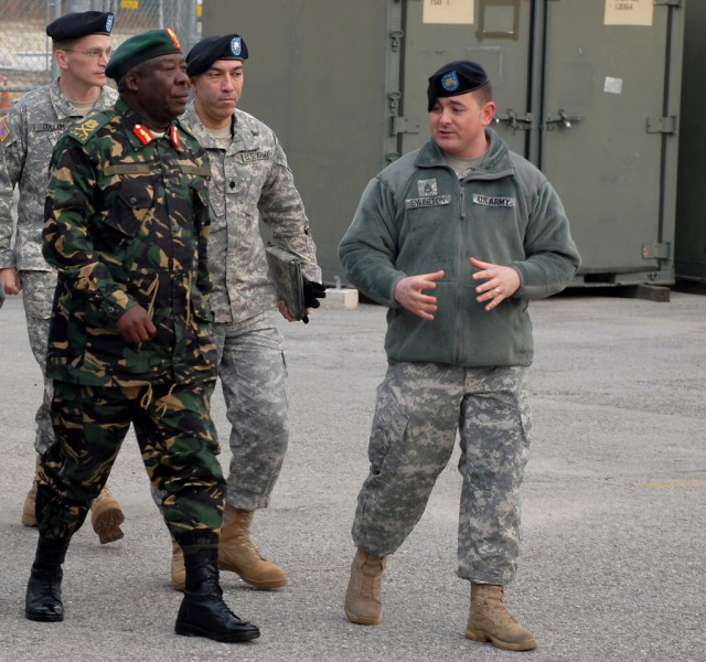 Senior Tanzanian general visits U.S. Army Africa