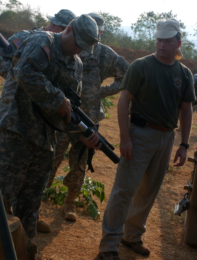 Class familiarizes US, Thai Soldiers with non-lethal weapons