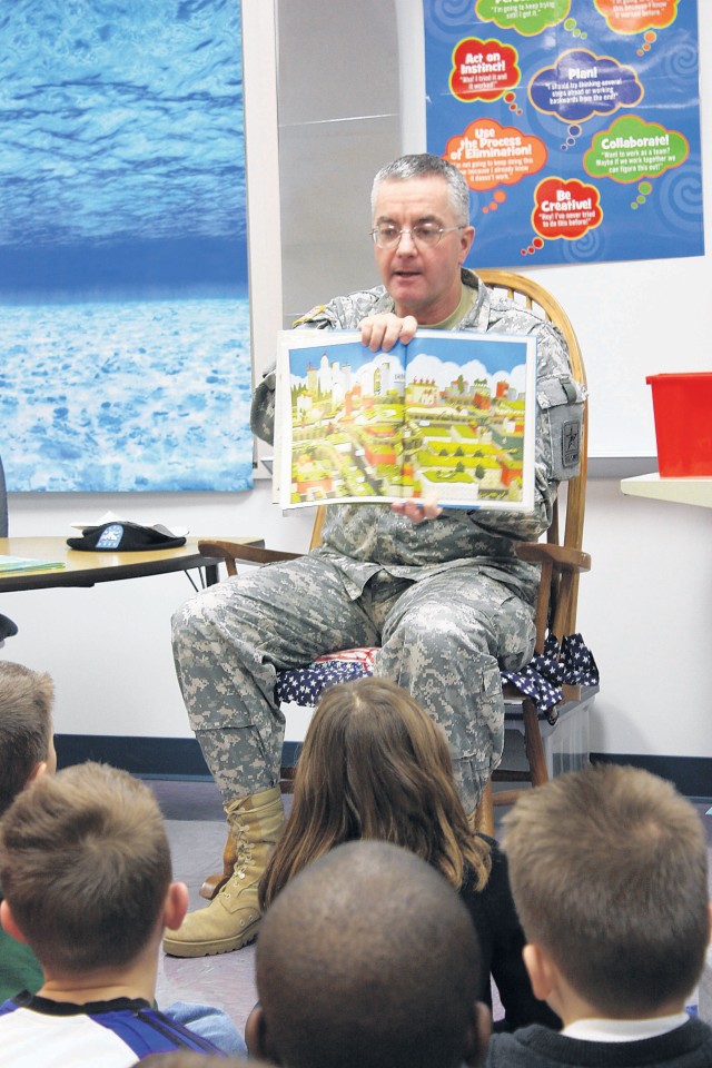 Young students get excited about reading