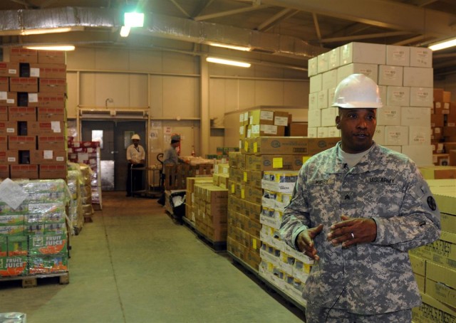 Service members, third country nationals come together at Oasis dining facility