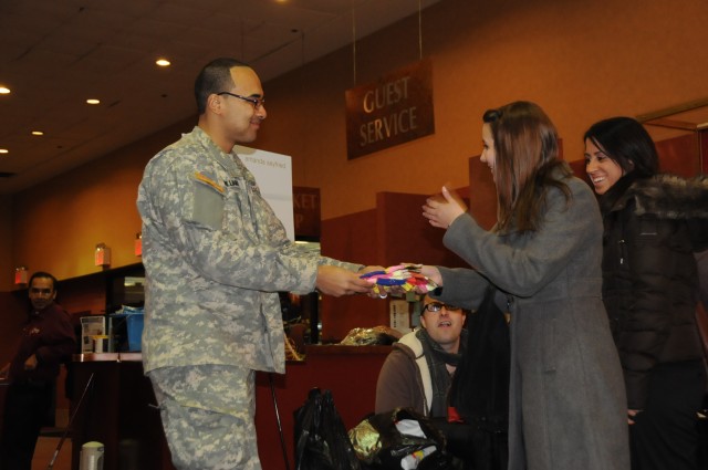 Army Reserve Soldier Collects Goods for Troops Overseas