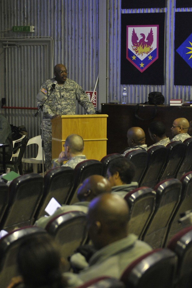 U.S. KFOR Soldiers begin Black History Month celebration at Camp Bondsteel