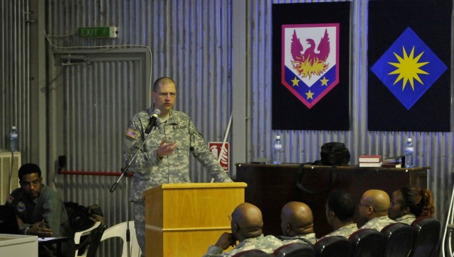 U.S. KFOR Soldiers begin Black History Month celebration at Camp Bondsteel