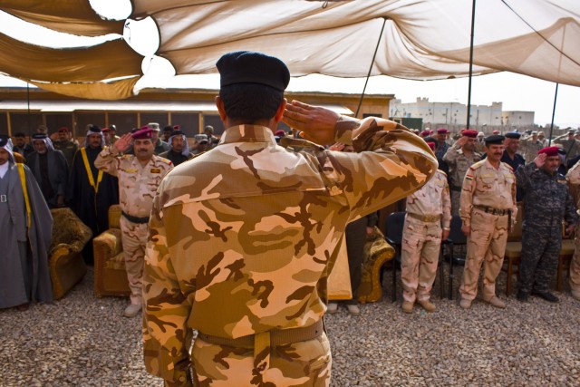 U.S., Iraqi forces commission joint training facility in marshes