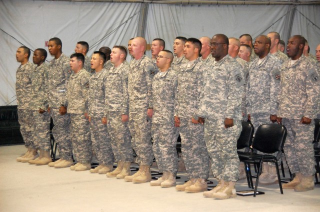 7th Engineer Battalion welcomes 20 Soldiers into Noncommissioned Officer Corps 