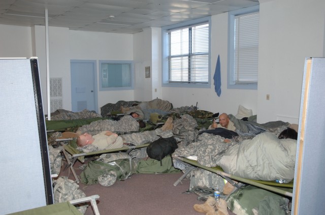 Fort Polk Soldier training at Pine Bluff Arsenal