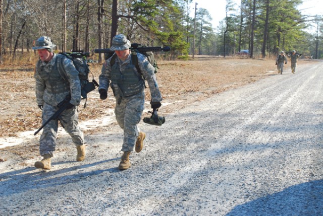 Students ruck march to the range