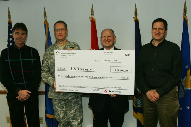 Fort McCoy receives $28,100 incentive award for energy conservation