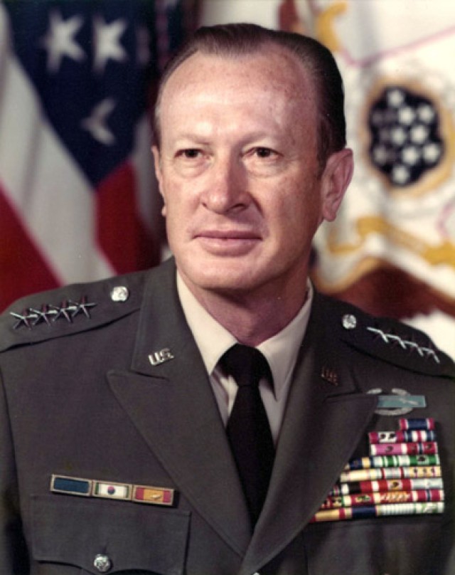 Retired Gen. Frederick C. Weyand, 28th Army Chief of Staff