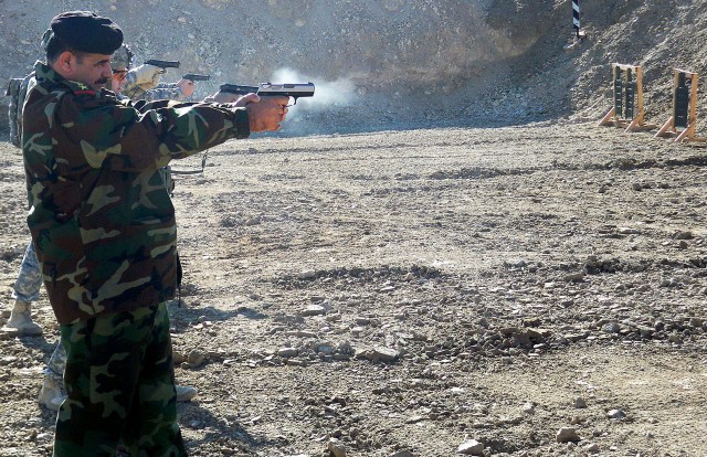 Red Devils open joint training range with Iraqi Army partners