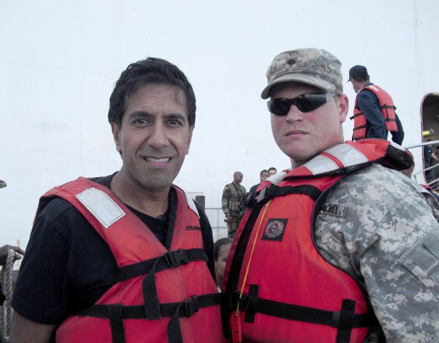 Resolute medic provides helping hand