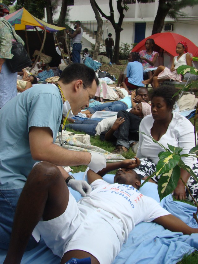 Joint medical team provides caring hands for Haiti effort
