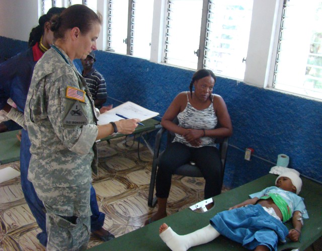 Joint medical team provides caring hands for Haiti effort