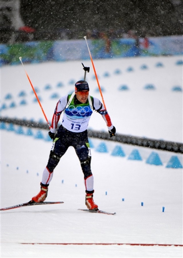 Soldier posts best U.S. finish ever in Olympic biathlon