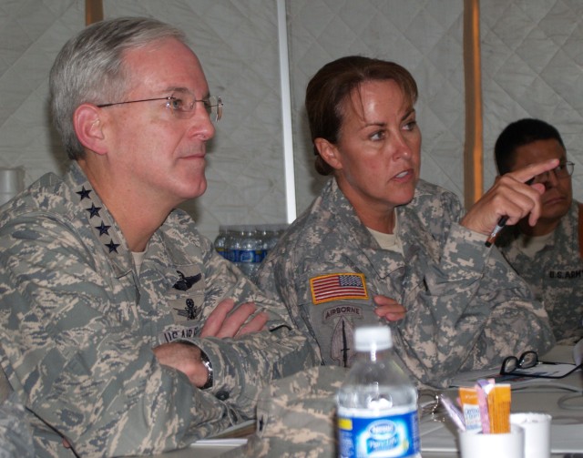 USSOUTHCOM Commander visits Sustainers in Haiti