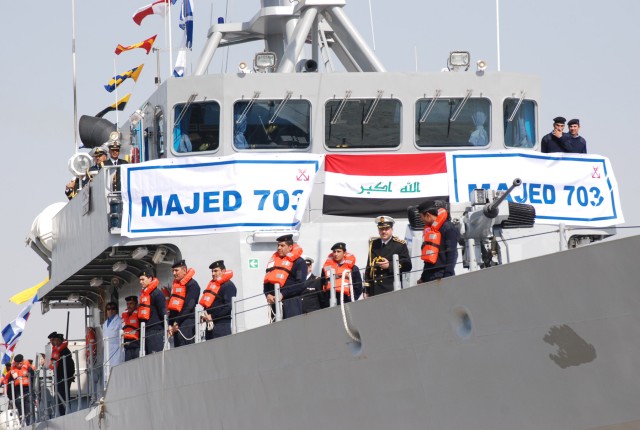 Iraqi Navy christens two ships