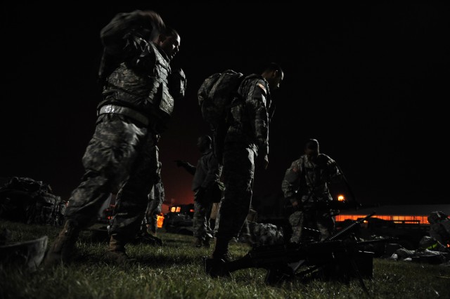 688th RPOE Soldiers gear up