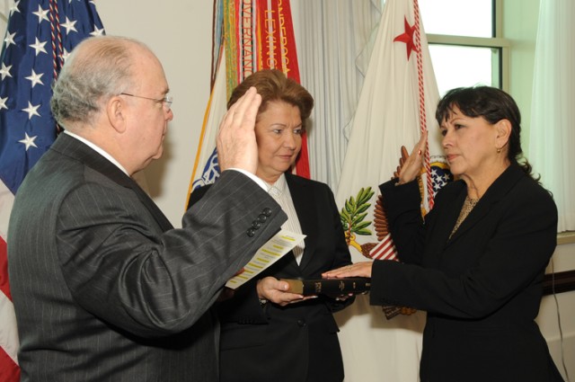 Army swears in new financial management secretary