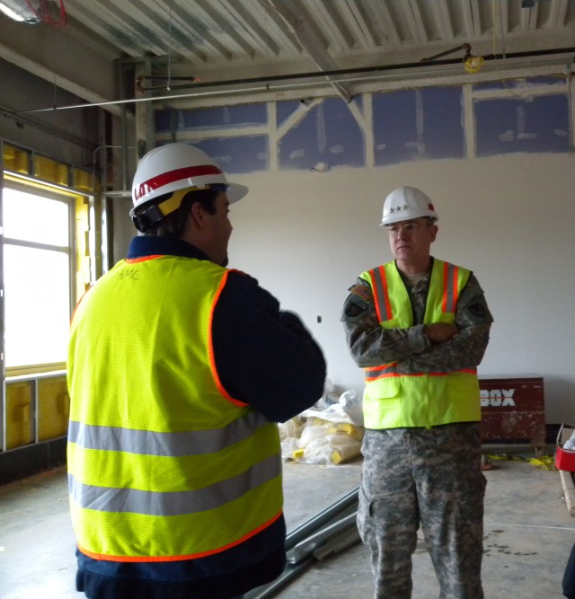 Pillsbury visits Redstone, tours construction site