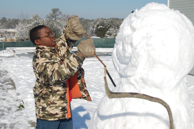 White out: Rare snowfall hits area