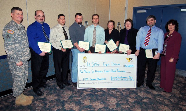 Fort Drum officials recognize contributions of Lean Six Sigma program, participants 
