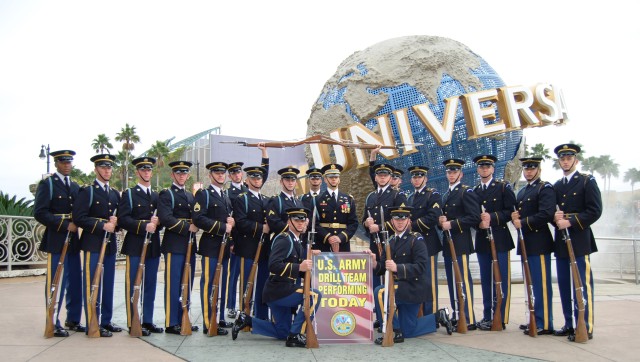 The U.S. Army Drill Team at Universal Studios