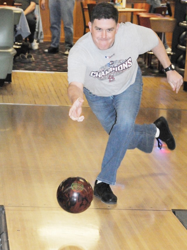 Hurricanes strike--intramural bowling season rolls along at Rucker Lanes