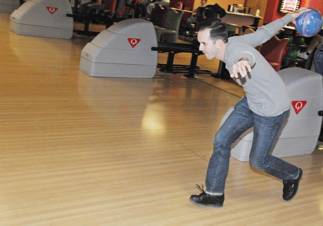 Hurricanes strike--intramural bowling season rolls along at Rucker Lanes