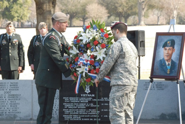 War hero, Ranger honored with memorial service