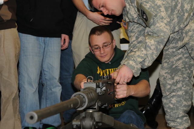 101st hosts high school field trip
