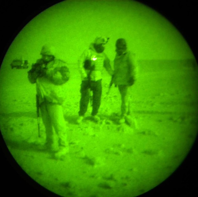 seen through night vision