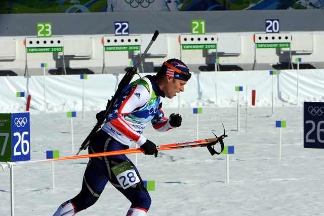 Teela finishes 29th in Olympic biathlon 15K mass start