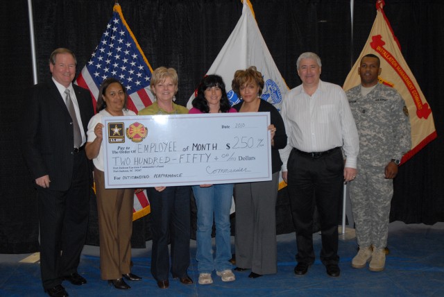 Garrison employees of the month recognized