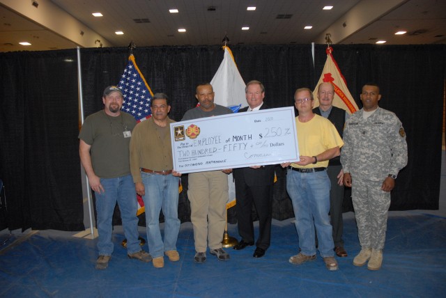 Garrison employees of the month recognized