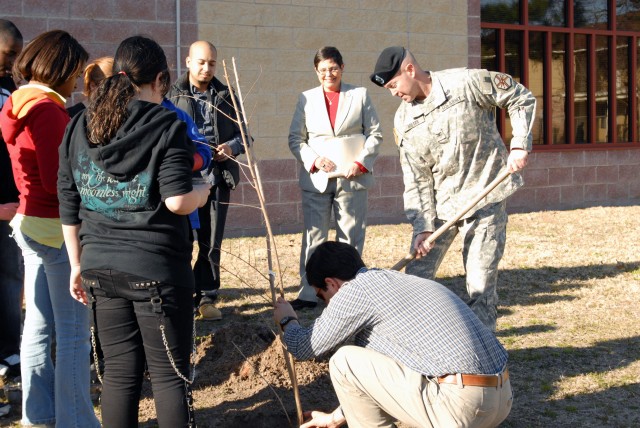 Fort Stewart Youth Center celebrates Arbor Day