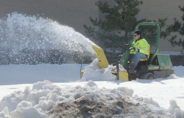 Roads and Grounds crew battles back against snowstorm