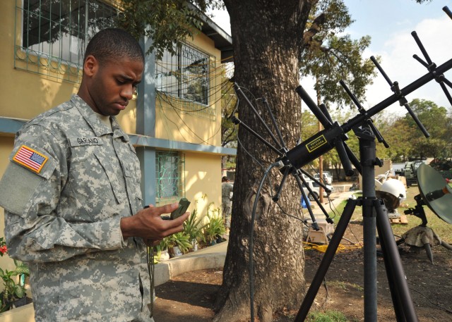 Army communicators play critical role in supporting civil affairs operations in Haiti. 